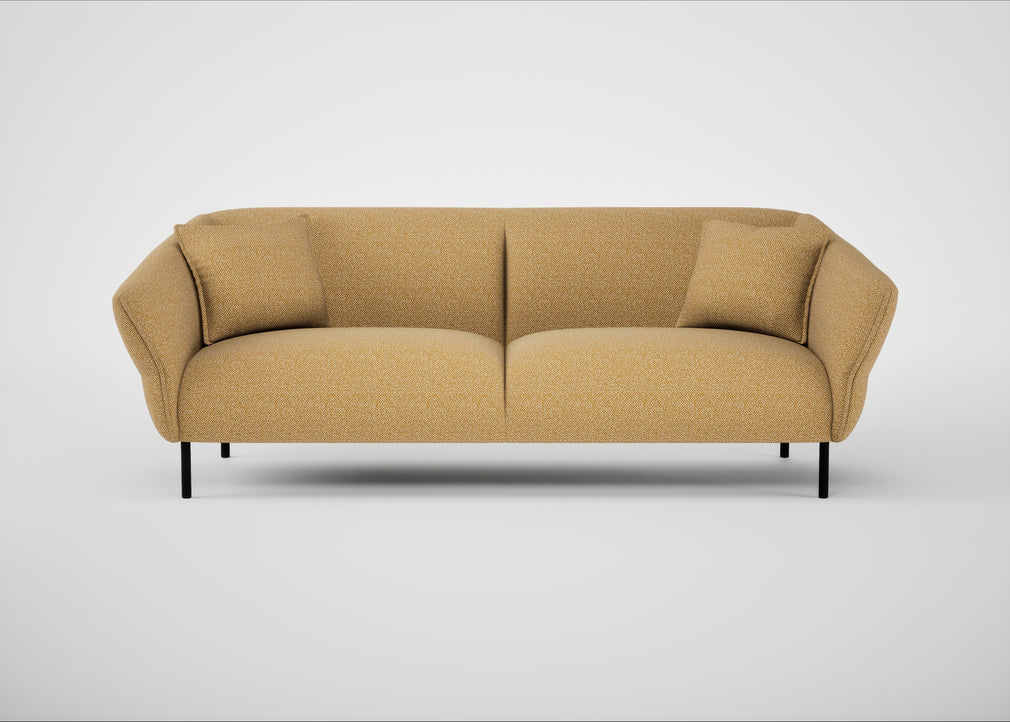 Alto 4 Seater Sofa Boucle Tweed Citrine
