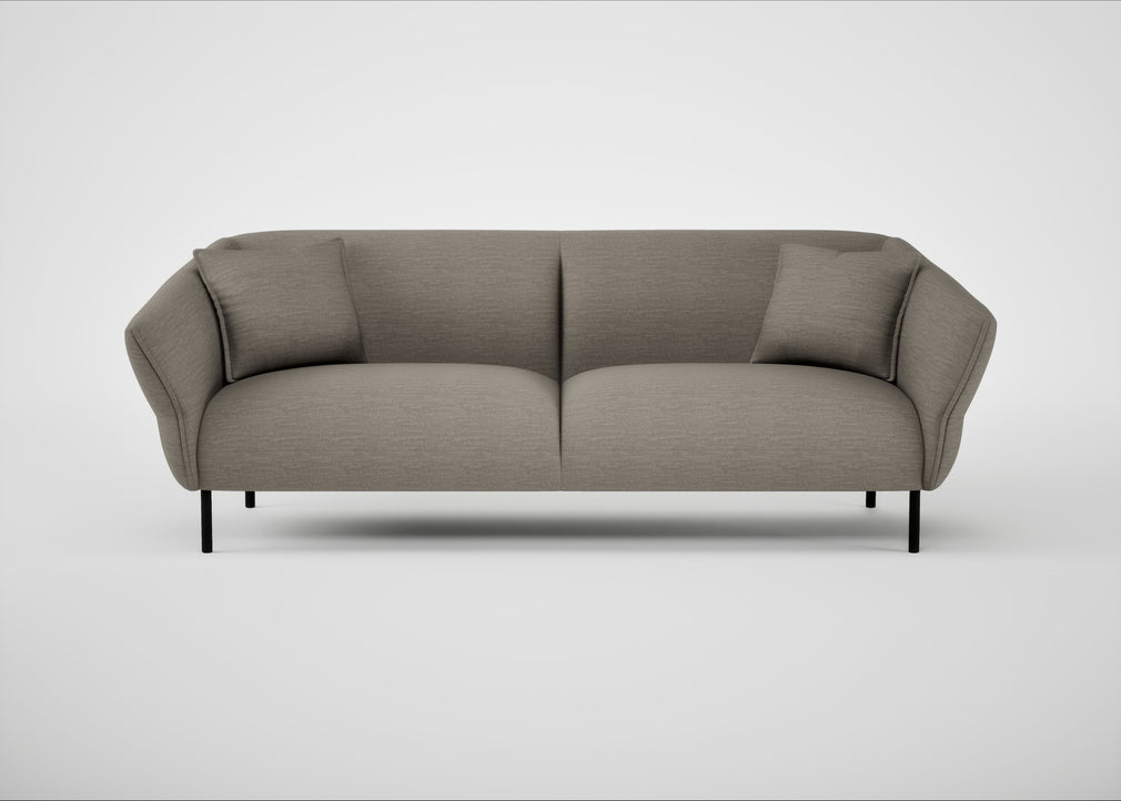 Alto 4 Seater Sofa Broad Weave Pebble