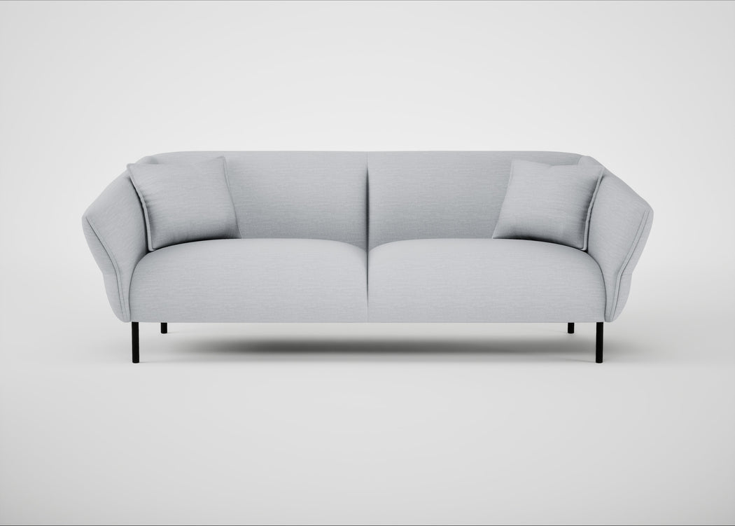 Alto 4 Seater Sofa Broad Weave Tin