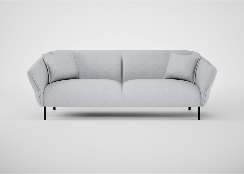 Alto 4 Seater Sofa Broad Weave Tin