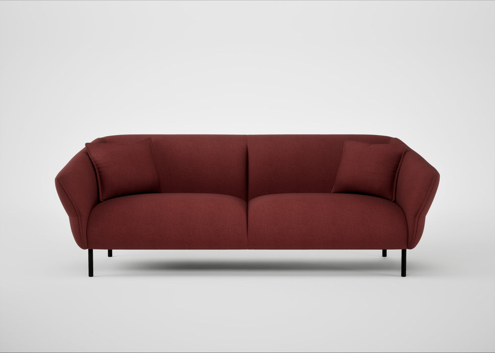 Alto 4 Seater Sofa Capelo Linen-Cotton Etruscan Red