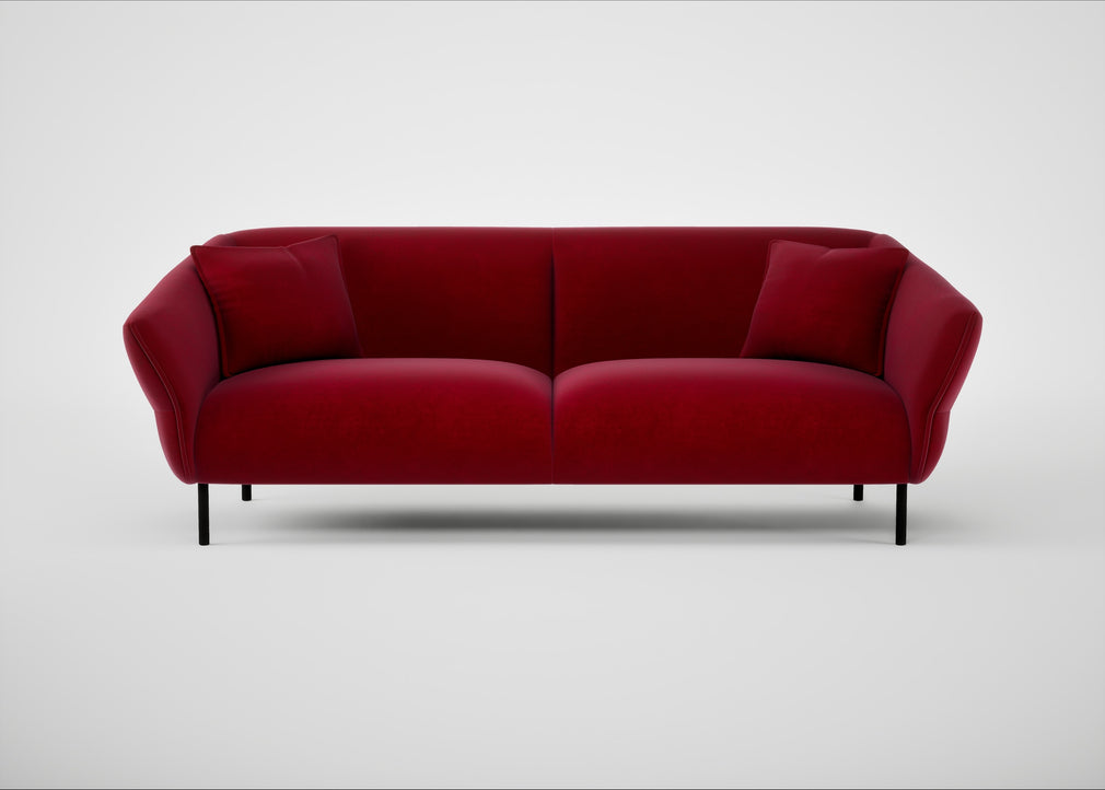 Alto 4 Seater Sofa Smart Luxe Velvet Mulberry