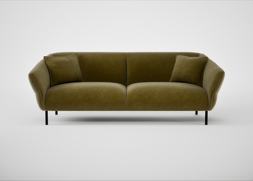 Alto 4 Seater Sofa Smart Luxe Velvet Peridot