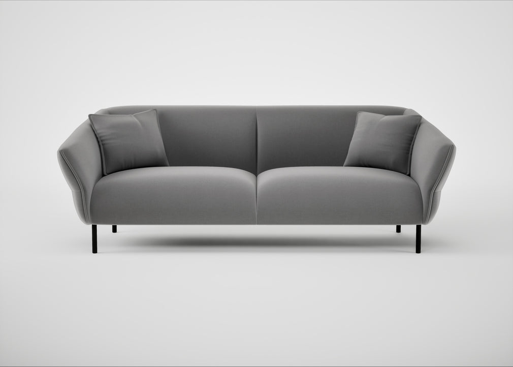 Alto 4 Seater Sofa Smart Velvet Mercury