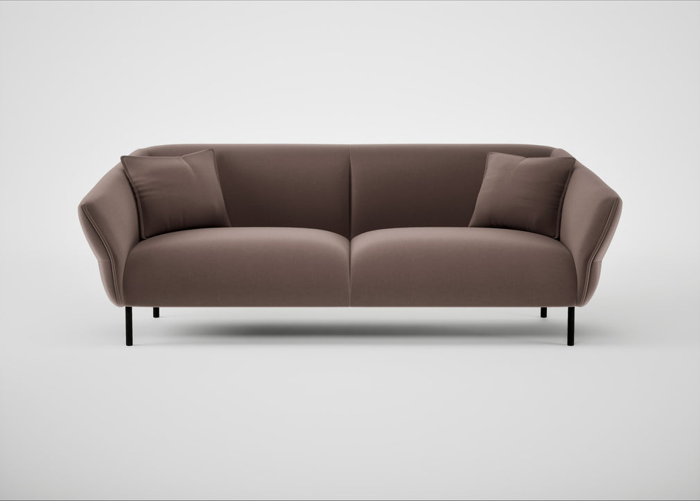 Alto 4 Seater Sofa Smart Velvet Mouse