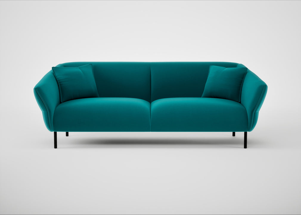 Alto 4 Seater Sofa Smart Velvet Petrol