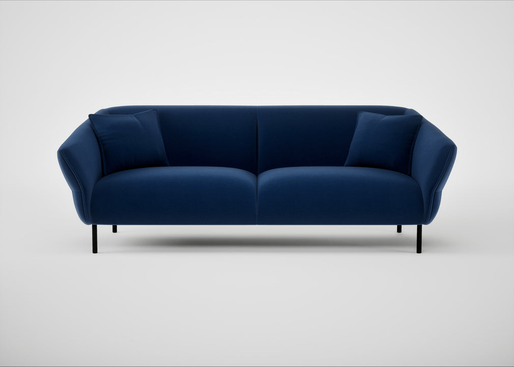 Alto 4 Seater Sofa Cotton Velvet Midnight