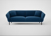 Alto 4 Seater Sofa Cotton Velvet Petrol