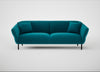 Alto 4 Seater Sofa Cotton Velvet Teal