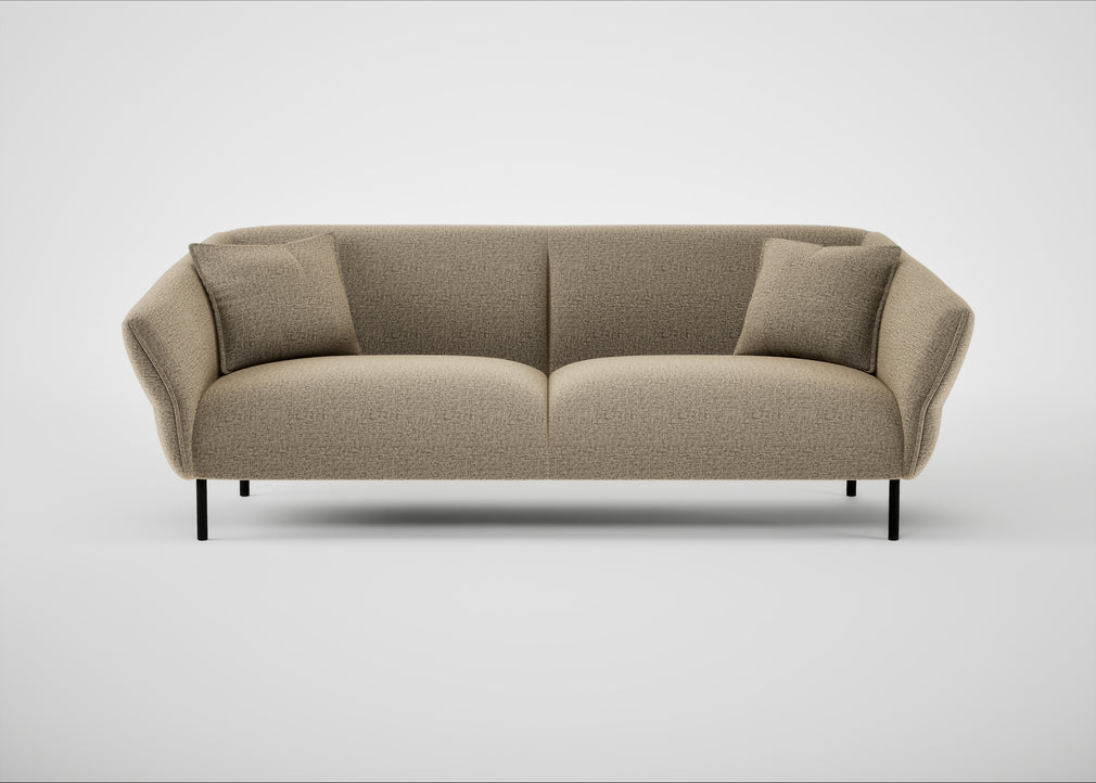 Alto 4 Seater Sofa Boucle Velvet Rocky