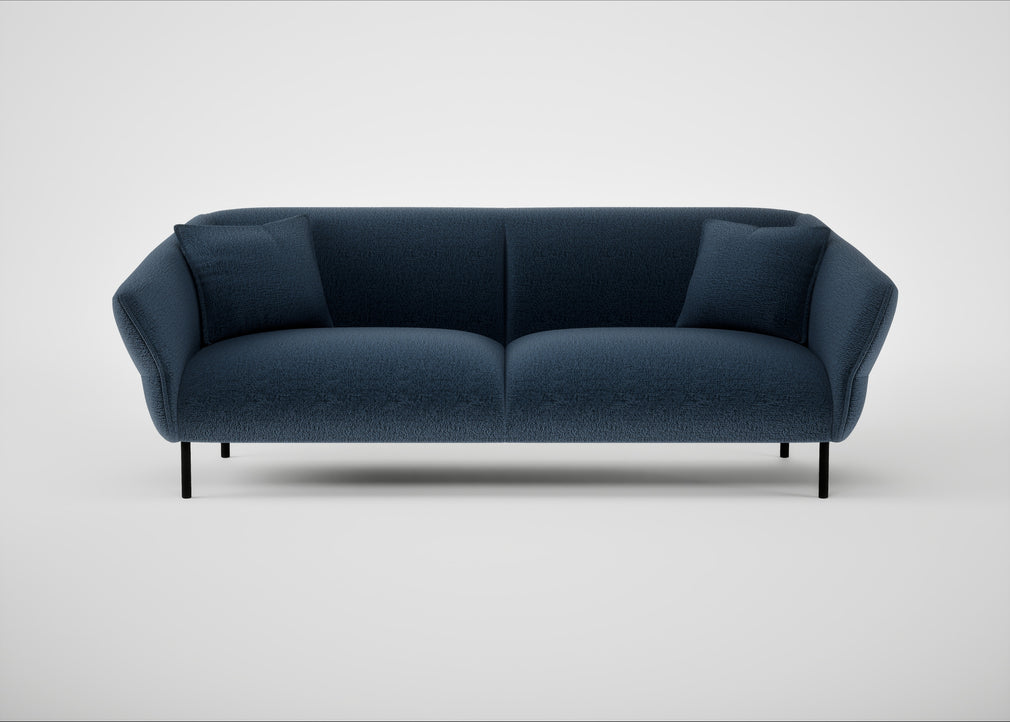 Alto 4 Seater Sofa Boucle Velvet Space