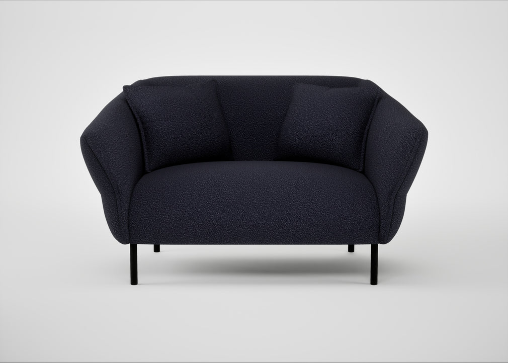 Alto Loveseat Boucle Indigo