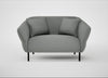 Alto Loveseat Boucle Steel