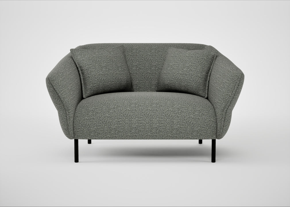Alto Loveseat Boucle Tweed Lapis