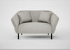 Alto Loveseat Melton Wool Limestone