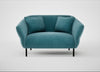 Alto Loveseat Smart Luxe Velvet Airforce Blue