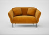 Alto Loveseat Smart Luxe Velvet Cognac