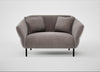 Alto Loveseat Smart Luxe Velvet Mushroom
