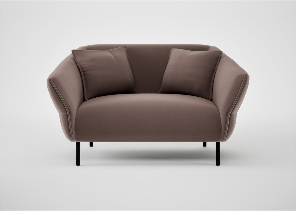 Alto Loveseat Smart Velvet Mouse