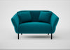 Alto Loveseat Cotton Velvet Teal
