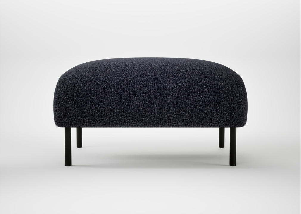 Alto Ottoman Boucle Indigo