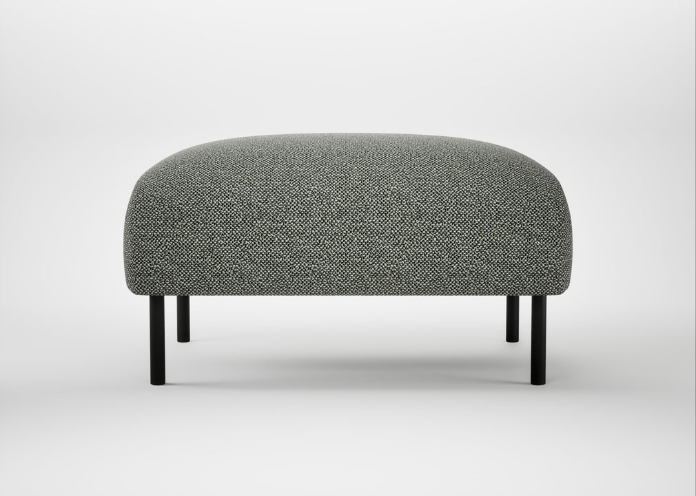 Alto Ottoman Boucle Tweed Lapis