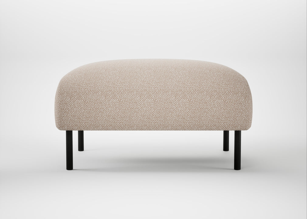 Alto Ottoman Boucle Tweed Pearl