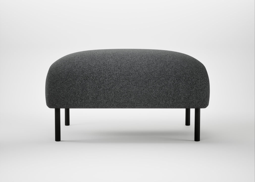 Alto Ottoman Melton Wool Granite