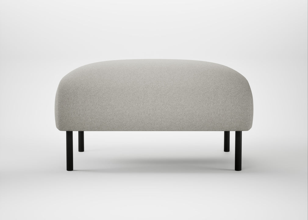 Alto Ottoman Melton Wool Limestone