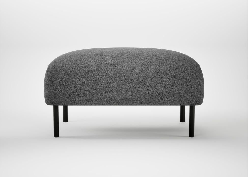 Alto Ottoman Melton Wool Shale
