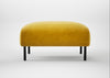 Alto Ottoman Smart Luxe Velvet Canary
