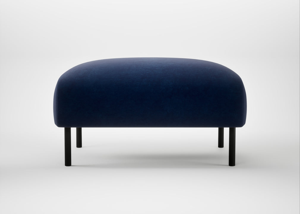 Alto Ottoman Smart Luxe Velvet Midnight