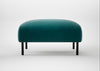 Alto Ottoman Smart Luxe Velvet Ocean Green