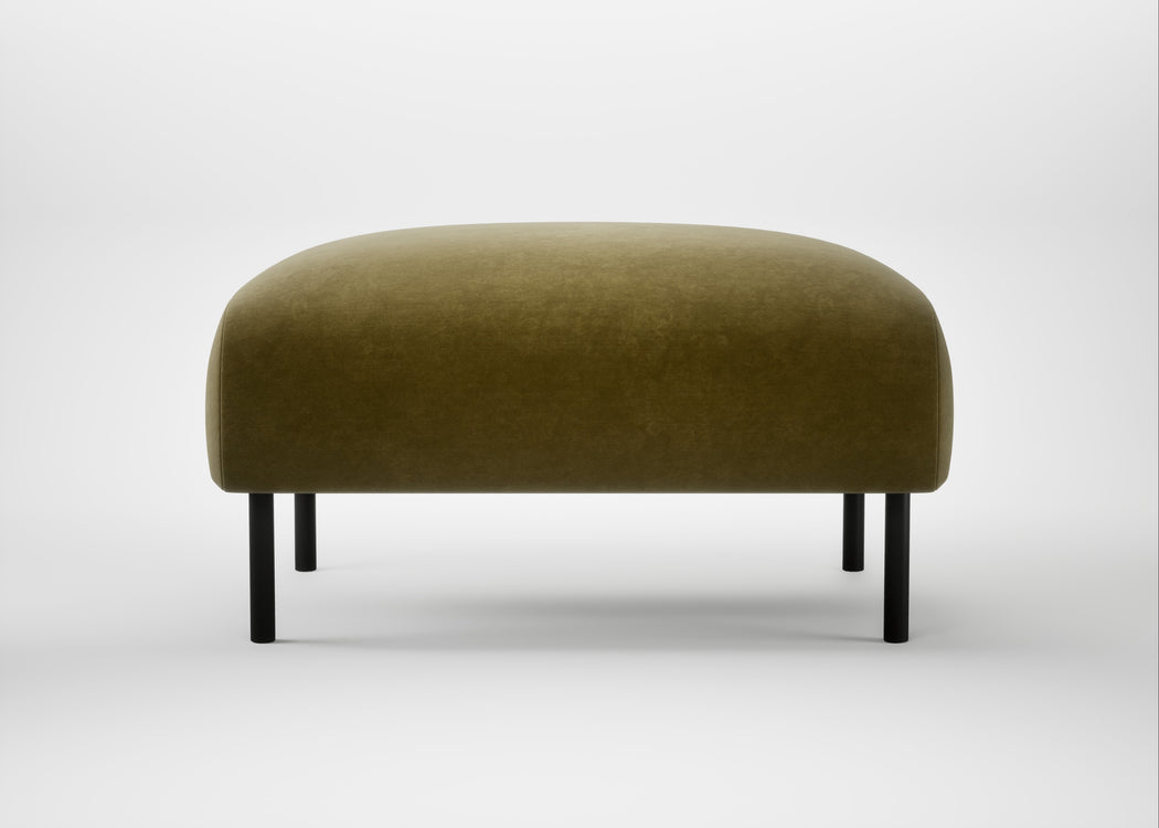 Alto Ottoman Smart Luxe Velvet Peridot