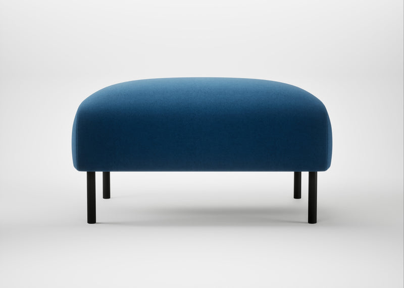 Alto Ottoman Cotton Velvet Petrol