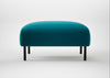 Alto Ottoman Cotton Velvet Teal