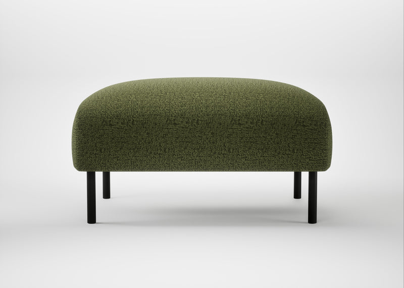 Alto Ottoman Boucle Velvet Wilder