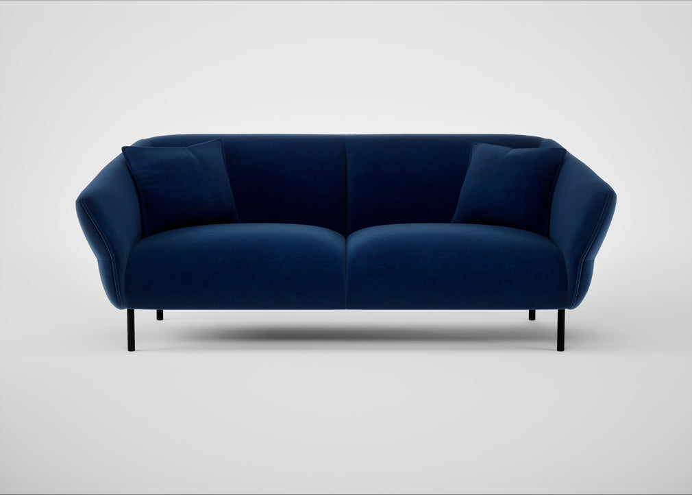 Alto 3 Seater Sofa Smart Velvet Dusk
