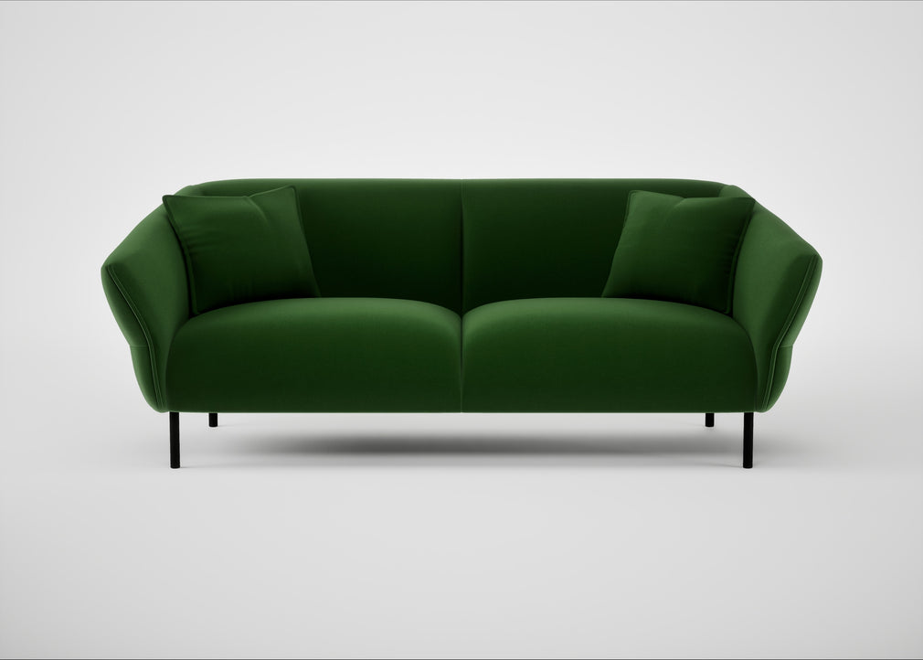 Alto 3 Seater Sofa Smart Velvet Forest