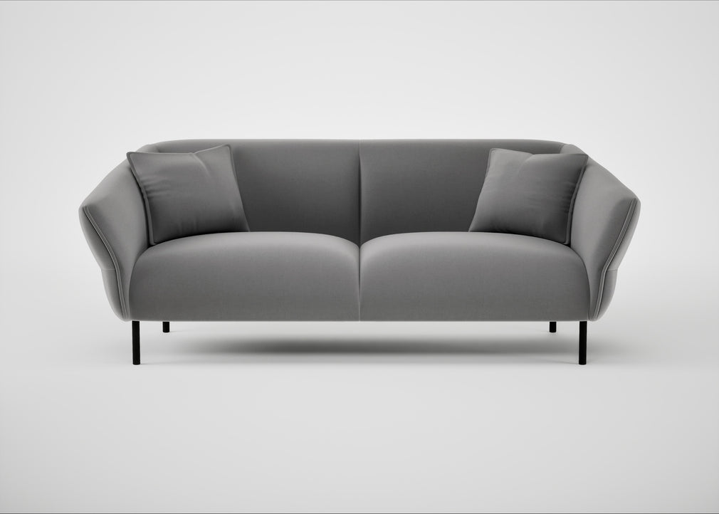 Alto 3 Seater Sofa Smart Velvet Mercury