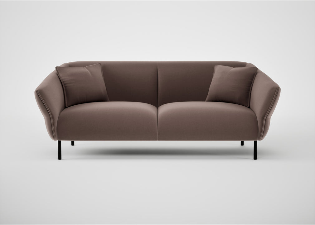 Alto 3 Seater Sofa Smart Velvet Mouse