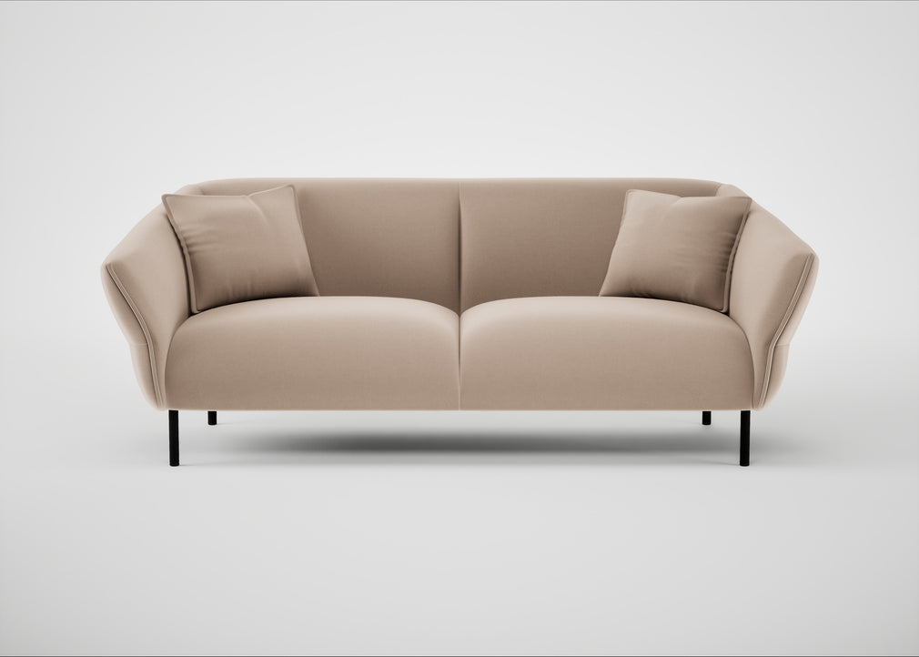 Alto 3 Seater Sofa Smart Velvet Pebble