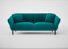 Alto 3 Seater Sofa Smart Velvet Petrol