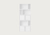 Stacked Storage System Bookcase Configuration 8 White