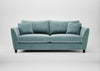 Torino 4 Seater Sofa Smart Luxe Velvet Mineral Blue / Black
