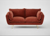 Allora 2 Seater Sofa Smart Luxe Velvet Tawny / Brass