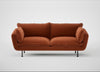 Allora 3 Seater Sofa Cotton Velvet Russet / Black