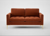 Eton 2 Seater Sofa Cotton Velvet Russet / Brass