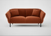 Alto 2 Seater Sofa Cotton Velvet Russet