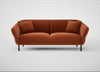 Alto 3 Seater Sofa Cotton Velvet Russet